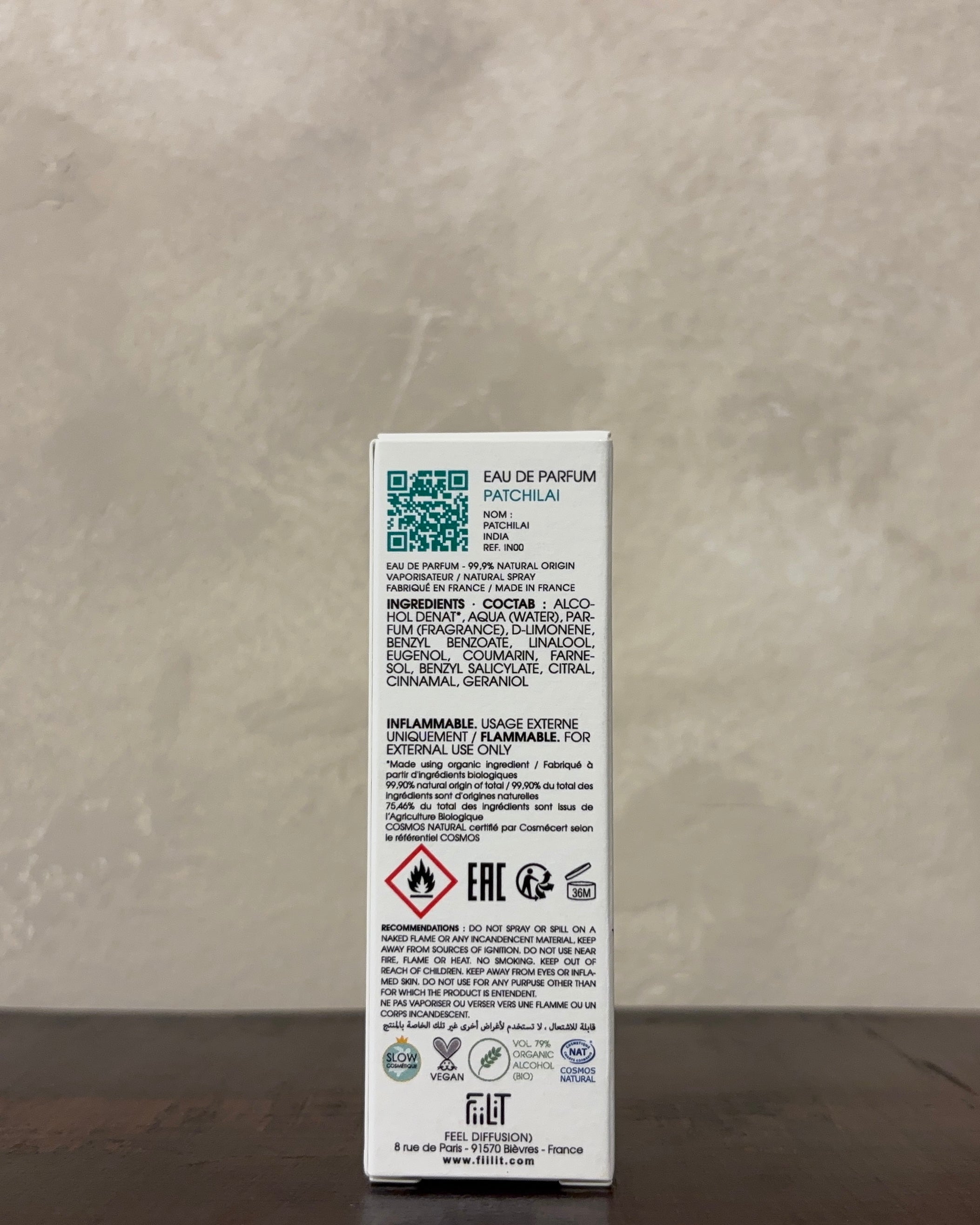 Patchilai‘India - FiiLiT PARFUM DU VOYAGE